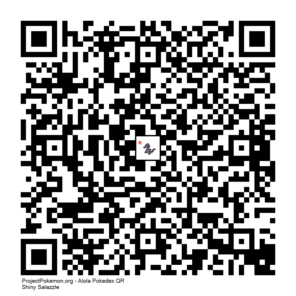 Cdigo QR de Salazzle variocolor